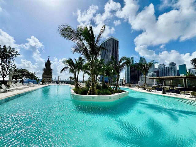 601 NE 1st Ave Unit 3108, Miami, FL 33132 - pool with a view of city