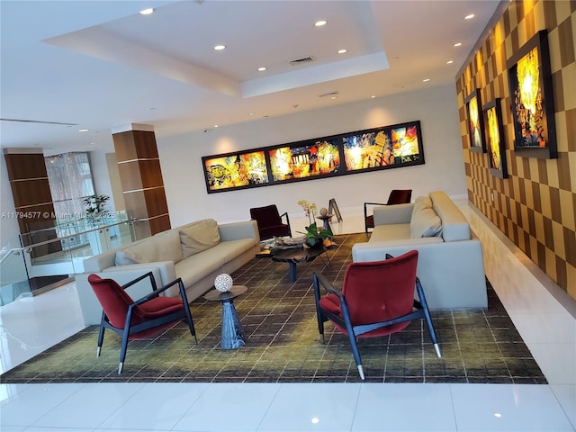 lobby featuring visible vents