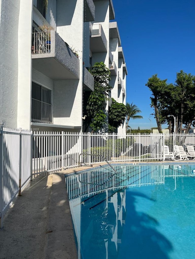 pool with fence