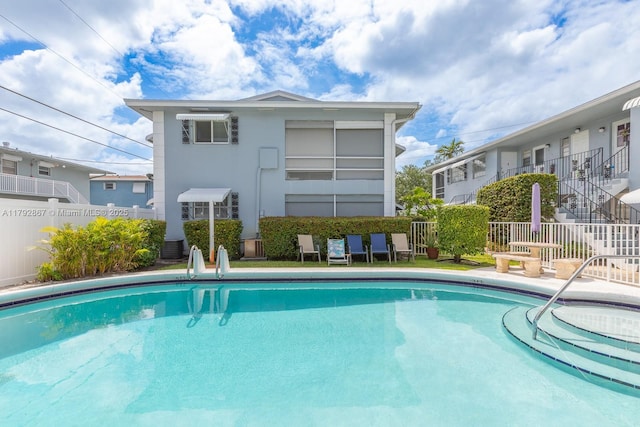 3710 Harrison St Unit 1, Hollywood, FL 33021 - community pool with fence