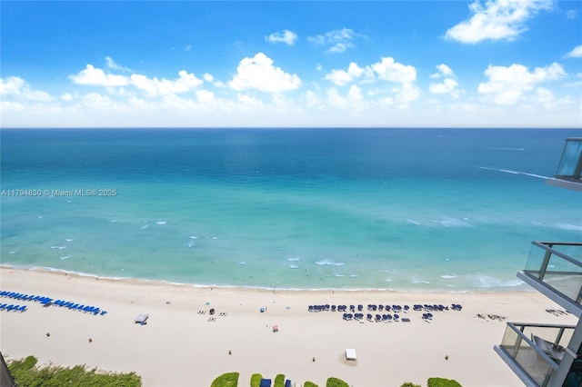 17121 Collins Ave Unit 2608, Sunny Isles Beach, FL 33160 - water view featuring a beach view