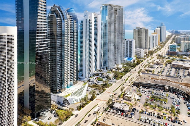 17121 Collins Ave Unit 2608, Sunny Isles Beach, FL 33160 - bird's eye view with a city view