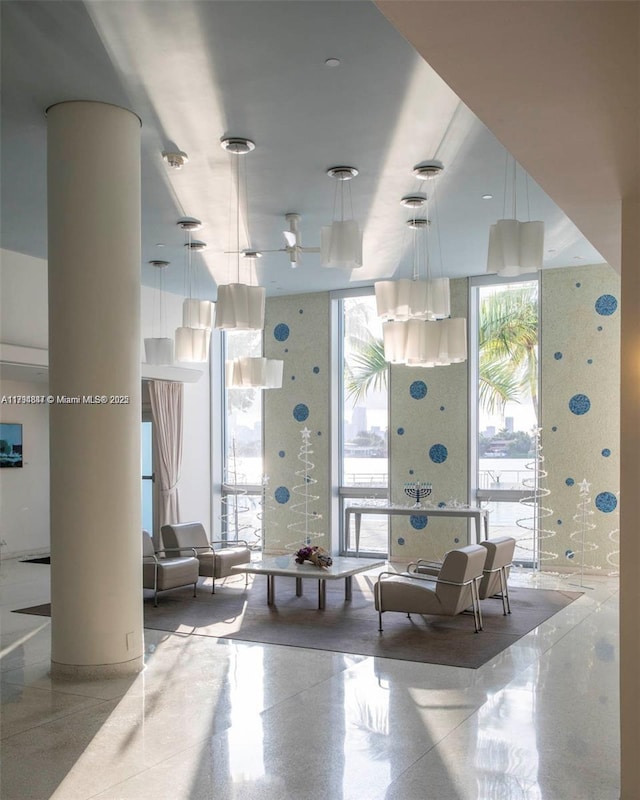 view of community lobby