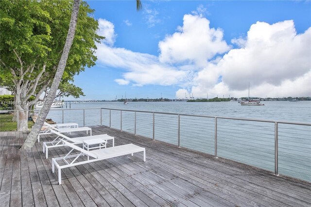 3 Island Ave Unit 07B, Miami Beach, FL 33139 - deck with a water view