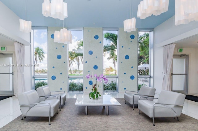 view of community lobby