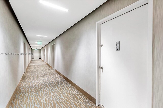 3 Island Ave Unit 07B, Miami Beach, FL 33139 - hall featuring light colored carpet