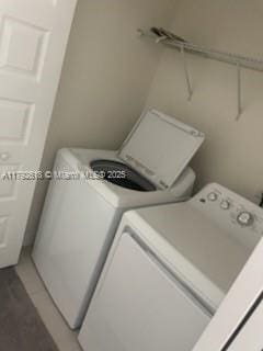 4755 NW 83rd Path, Doral, FL 33166 - washroom featuring laundry area and washer and dryer