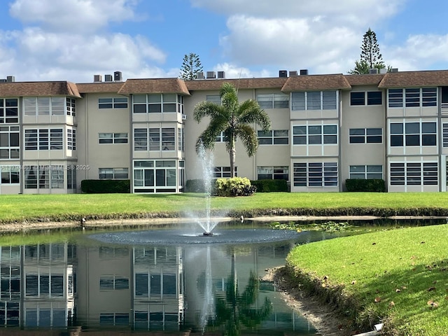 view of property featuring a water view