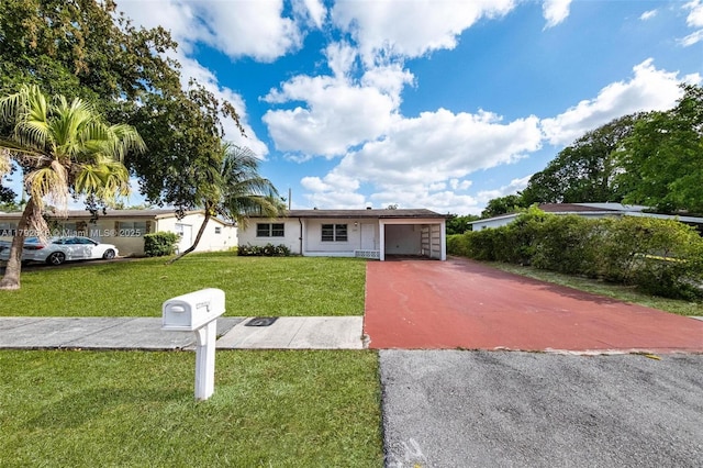 6808 SW 22nd Ct, Miramar, FL 33023 - single story home with a garage, asphalt driveway, and a front yard