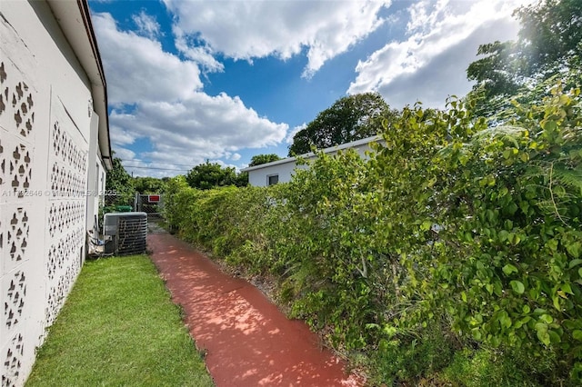 6808 SW 22nd Ct, Miramar, FL 33023 - view of yard with central air condition unit