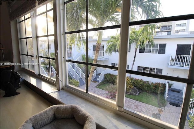 view of room details