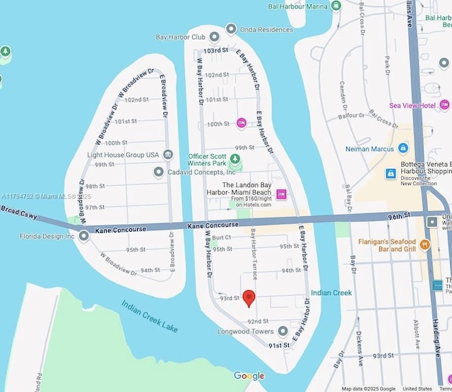 9260 Bay Harbor Ter Unit 22, Bay Harbor Islands, FL 33154 - map