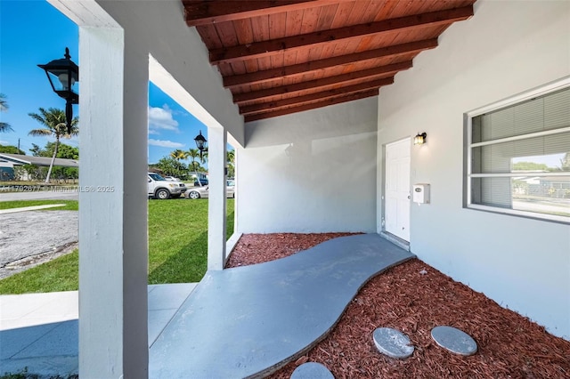 6620 NW 21st Ct, Sunrise, FL 33313 - view of patio with a porch