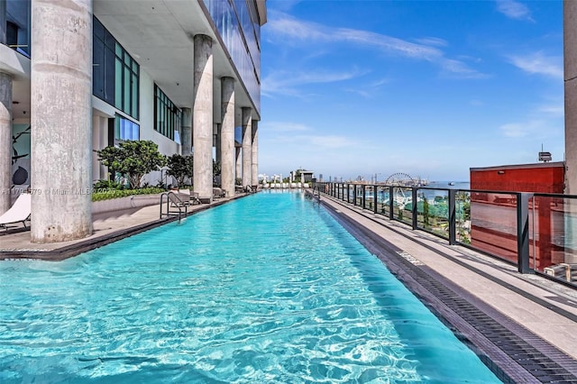 view of pool
