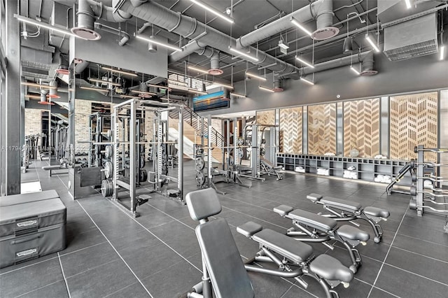 view of gym