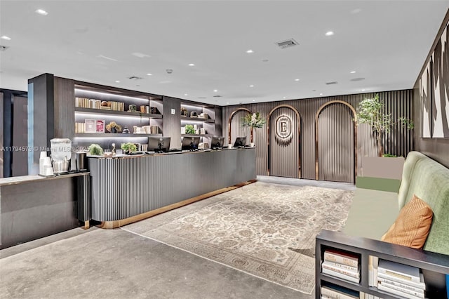 reception area with visible vents