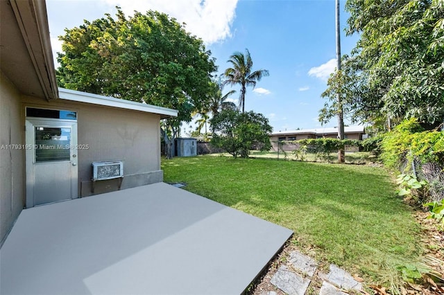6421 NW 24th Pl, Sunrise, FL 33313 - view of yard with fence and a patio area