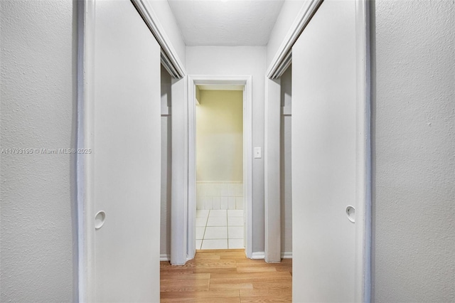 6421 NW 24th Pl, Sunrise, FL 33313 - hall with light wood-type flooring