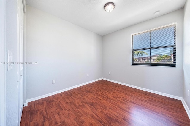8904 SW 229th St, Cutler Bay, FL 33190 - unfurnished room with baseboards and dark wood-style floors