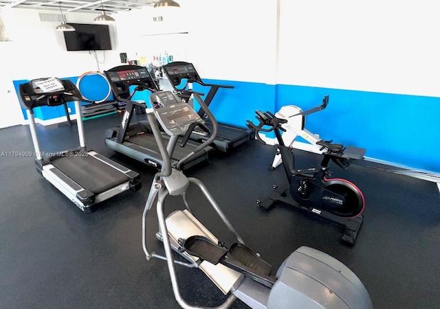 view of exercise room