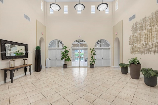 common area with visible vents