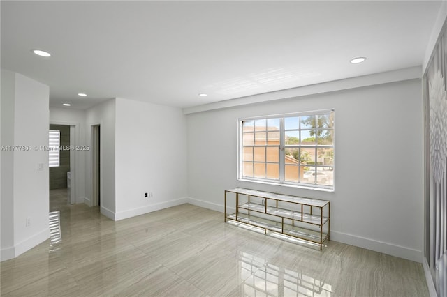 12894 SW 60th Ter, Miami, FL 33183 - unfurnished room with recessed lighting and baseboards
