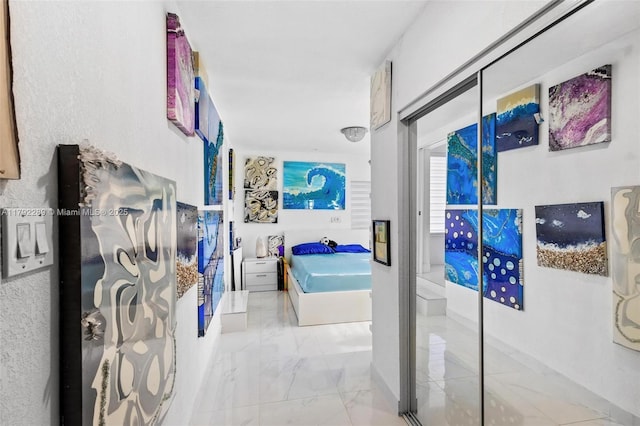 9365 SW 44th St, Miami, FL 33165 - corridor featuring marble finish floor
