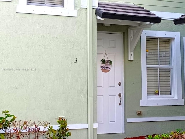 view of entrance to property