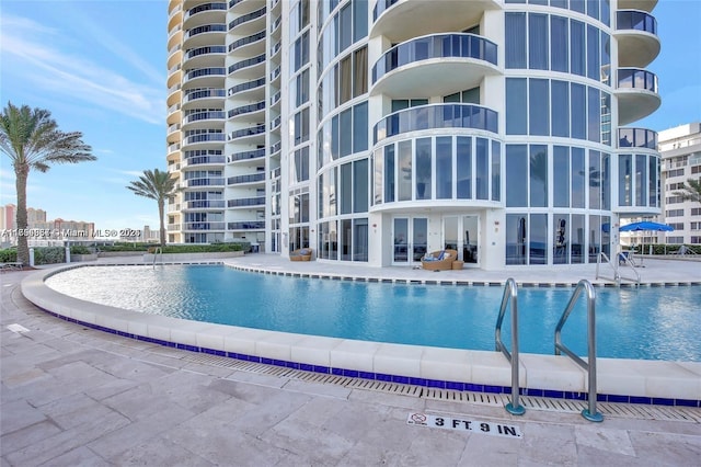 view of community pool