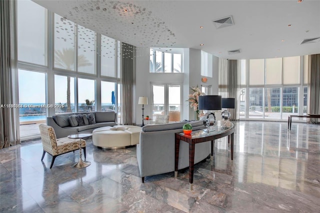 lobby featuring visible vents