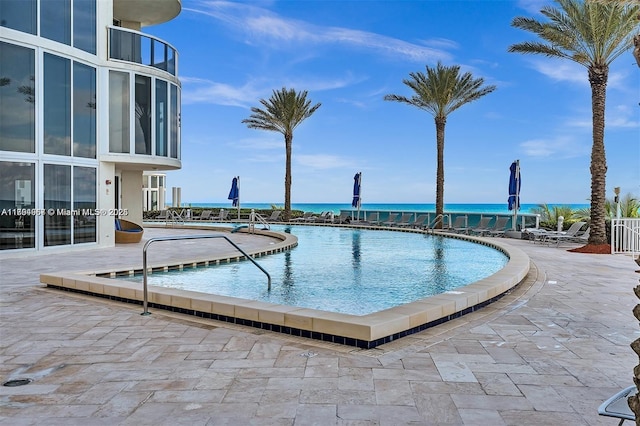 view of pool