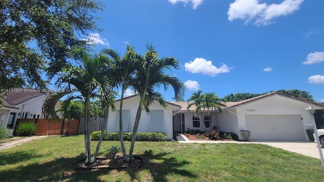 7640 NW 6th Ct, Plantation, FL 33324 - single story home with a garage, concrete driveway, and stucco siding