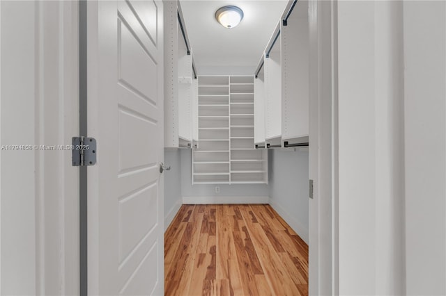 549 NE 12th Ave, Fort Lauderdale, FL 33301 - walk in closet with light wood-style flooring