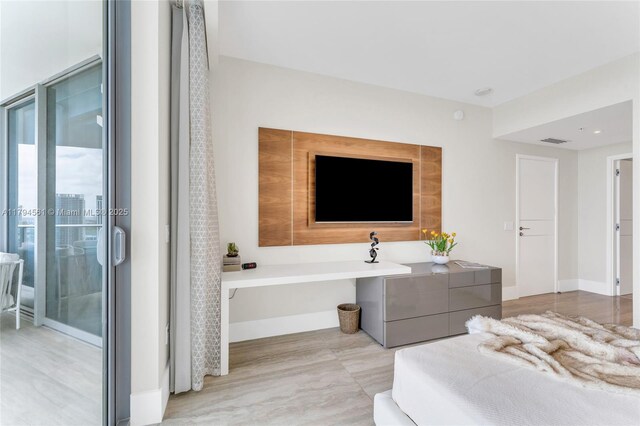 17111 Biscayne Blvd Unit 2208, Aventura, FL 33160 - bedroom featuring access to exterior and baseboards