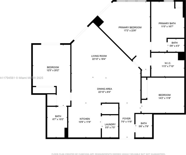 17111 Biscayne Blvd Unit 2208, Aventura, FL 33160 - view of room layout