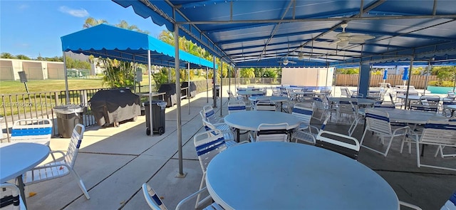 10207 Sunrise Lakes Blvd Unit 307, Sunrise, FL 33322 - view of patio / terrace with outdoor dining area and grilling area