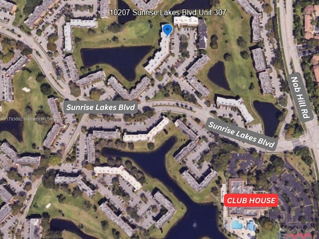 10207 Sunrise Lakes Blvd Unit 307, Sunrise, FL 33322 - aerial map of property and surrounding area