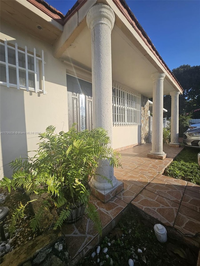 view of patio