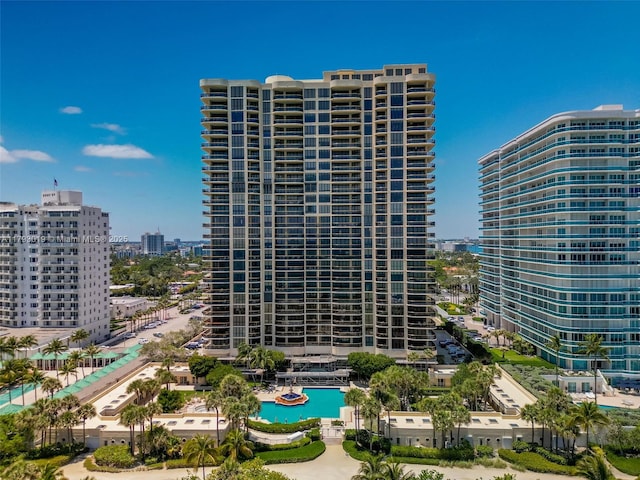 9999 Collins Ave Unit Ph3D, Bal Harbour, FL 33154 - view of building exterior with a city view