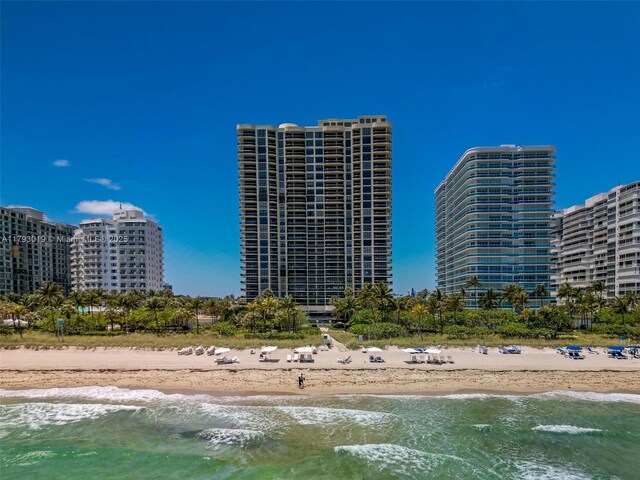 9999 Collins Ave Unit Ph3D, Bal Harbour, FL 33154 - view of property featuring a beach view and a water view