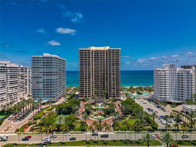 9999 Collins Ave Unit Ph3D, Bal Harbour, FL 33154 - birds eye view of property featuring a view of city and a water view
