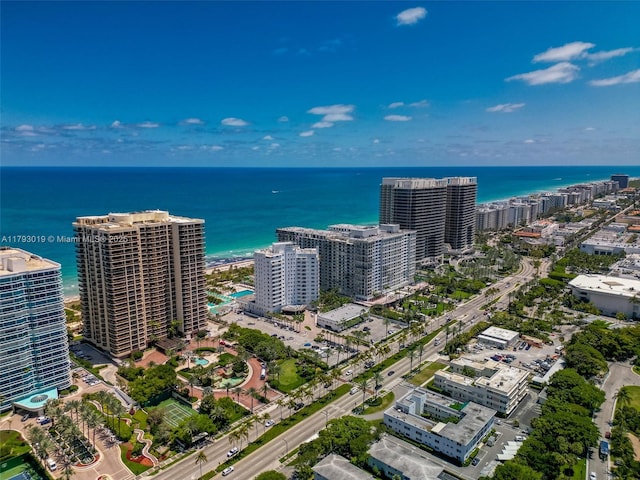9999 Collins Ave Unit Ph3D, Bal Harbour, FL 33154 - aerial view with a water view and a view of city