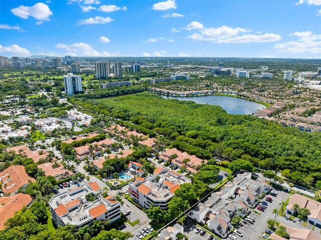 21075 NE 34th Ave Unit 306-2, Aventura, FL 33180 - bird's eye view featuring a water view