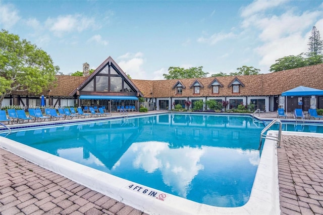 view of community pool