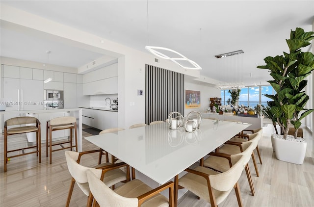 view of dining area