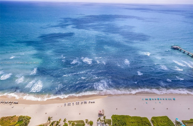 water view with a beach view