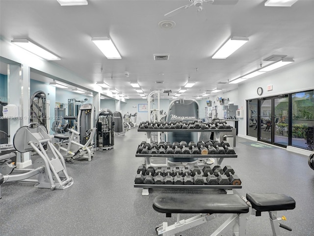 3501 Bimini Ln Unit K2, Coconut Creek, FL 33066 - gym featuring visible vents