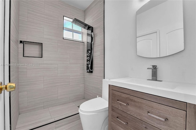 2307 Washington St Unit 5, Hollywood, FL 33020 - bathroom with vanity and a tile shower