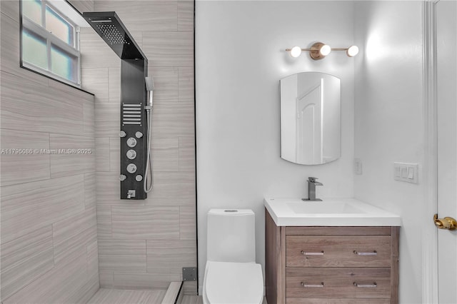 2307 Washington St Unit 5, Hollywood, FL 33020 - full bathroom featuring vanity and a tile shower