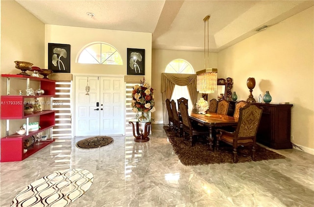 12022 Classic Dr, Coral Springs, FL 33071 - entrance foyer with marble tiled flooring and baseboards